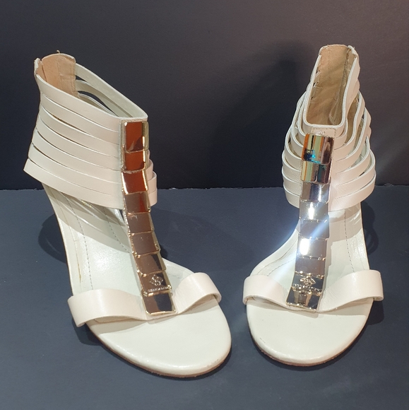 BCBG Never Worn Gladiator Style wedge heels - Picture 2 of 8